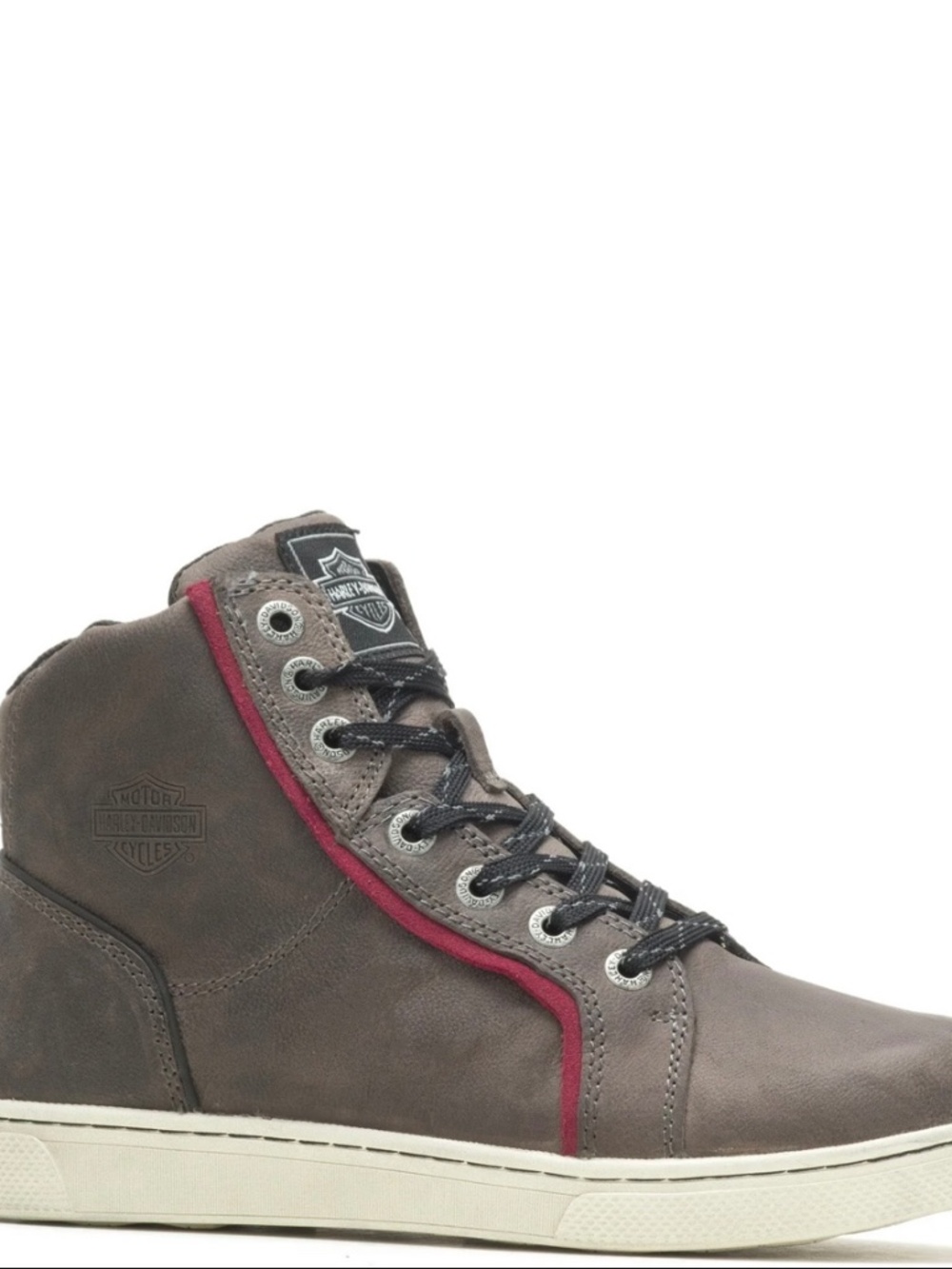 Harley Davidson Mackey 6” Waterproof Reflect Women’s Gray Motorcycle Boot Shoes